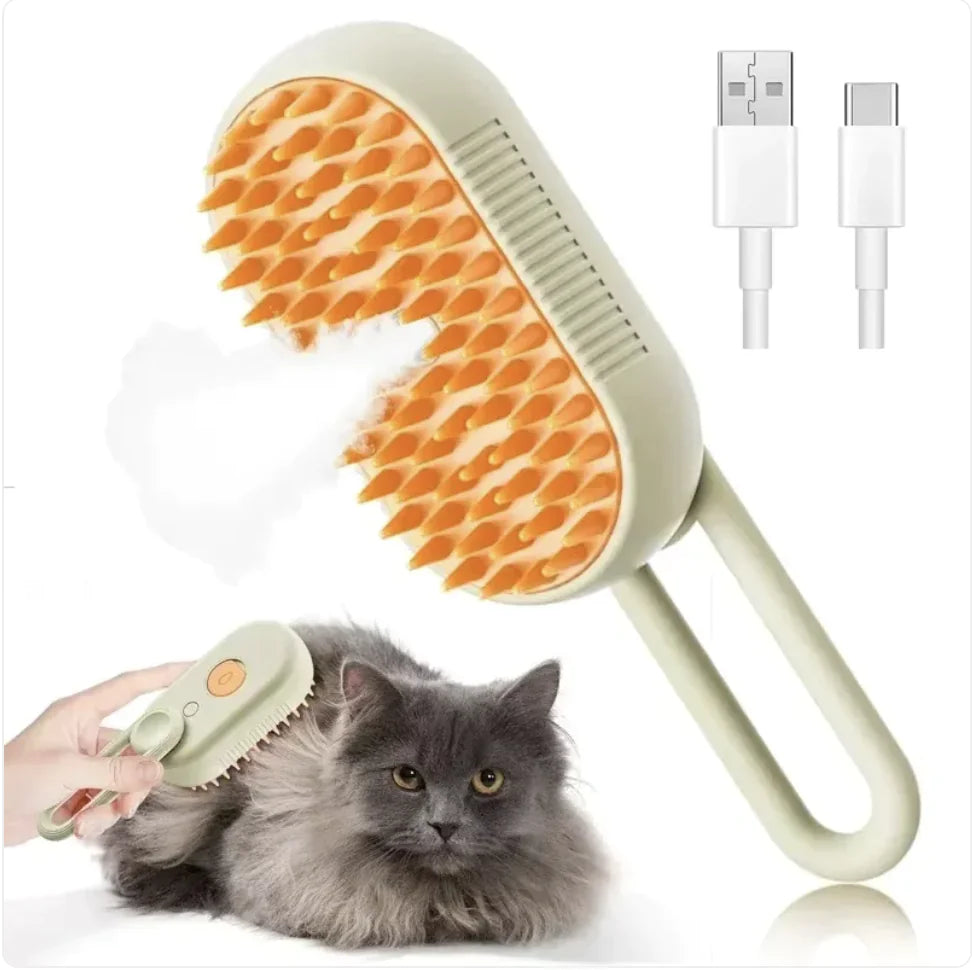 3-in-1 Pet Steam Brush