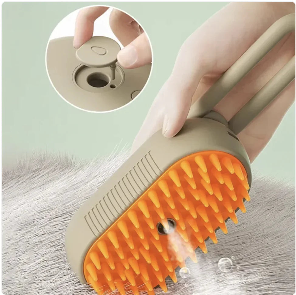 Brosse Vapeur 3-en-1 pour Animaux