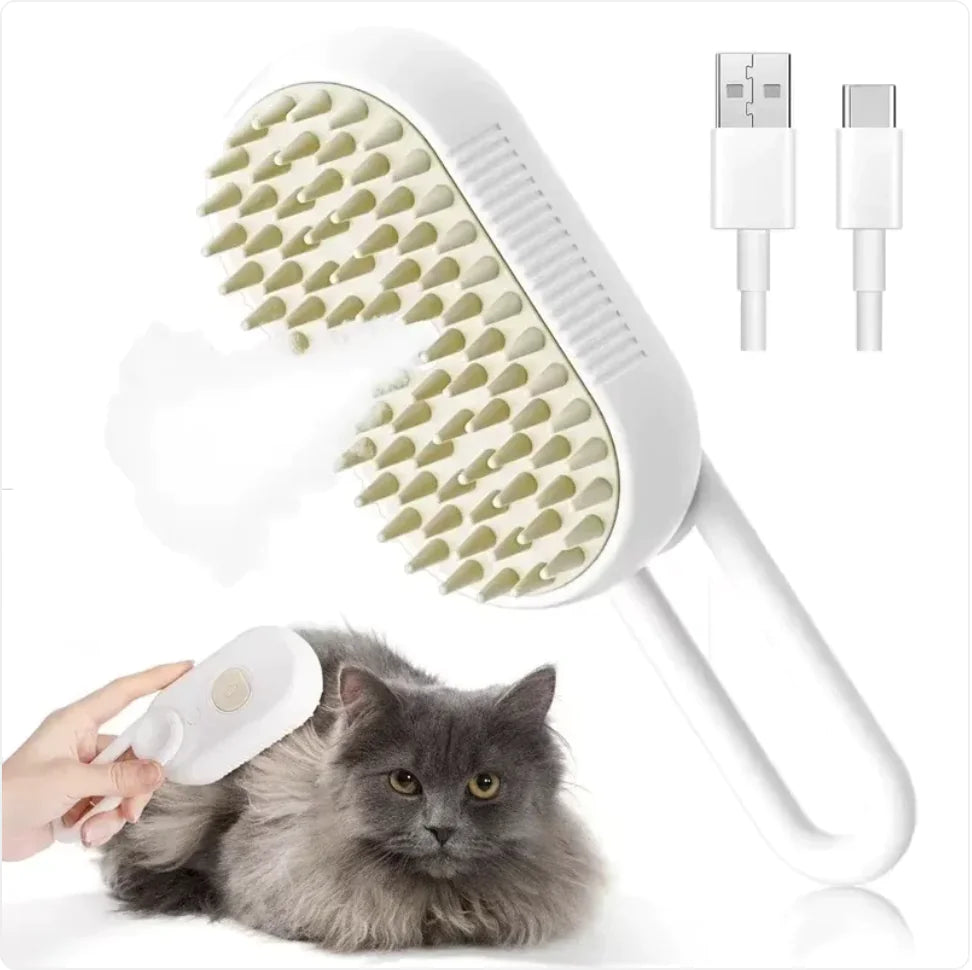 Brosse Vapeur 3-en-1 pour Animaux